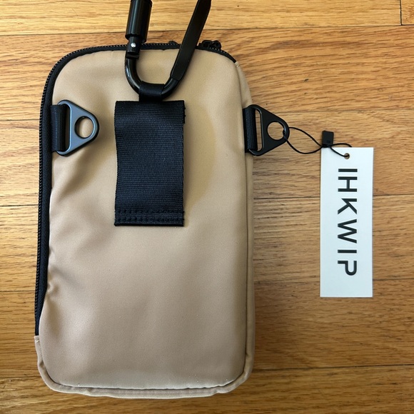 IHKWIP The Everyday Essentials Crossbody Bag Gray Water Resistant NIB